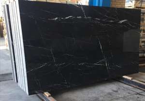 Najaf Abad black marble stone